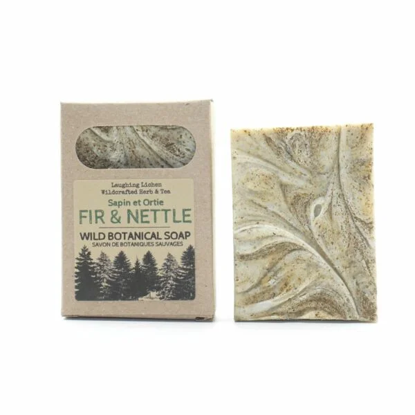 fir and nettle herbal soap