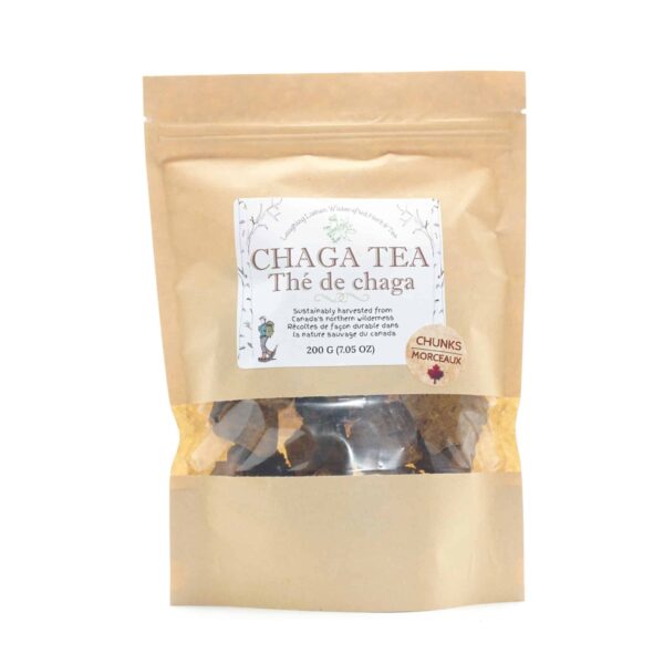 Wildcrafted chaga tea 200g chunks