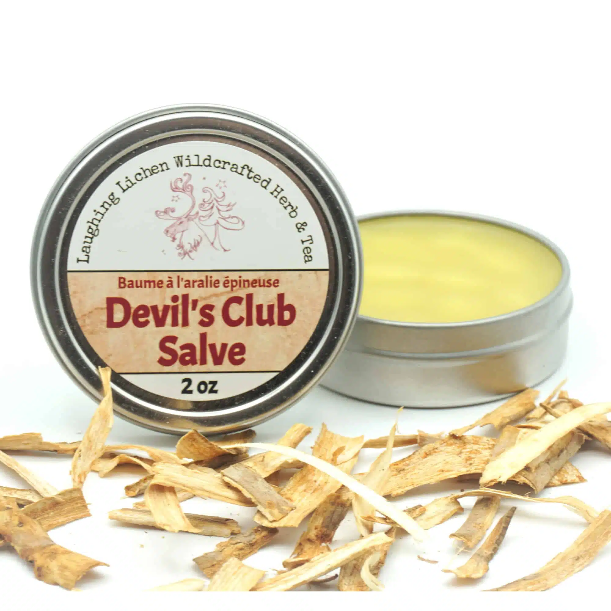 devil's club salve 2oz, baume à l'aralie épineuse