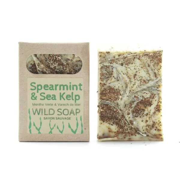 spearmint and kelp soap