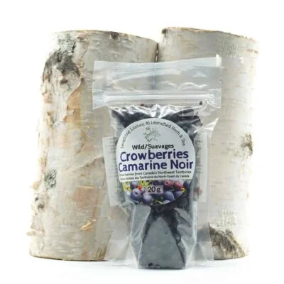 dried wild crowberries