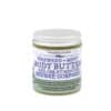 natural body butter in glass jar