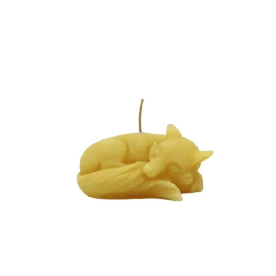 Beeswax Fox Candle