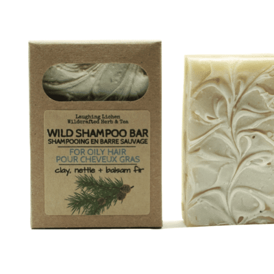 An all natural, biodegradable wild plant-based shampoo bar.