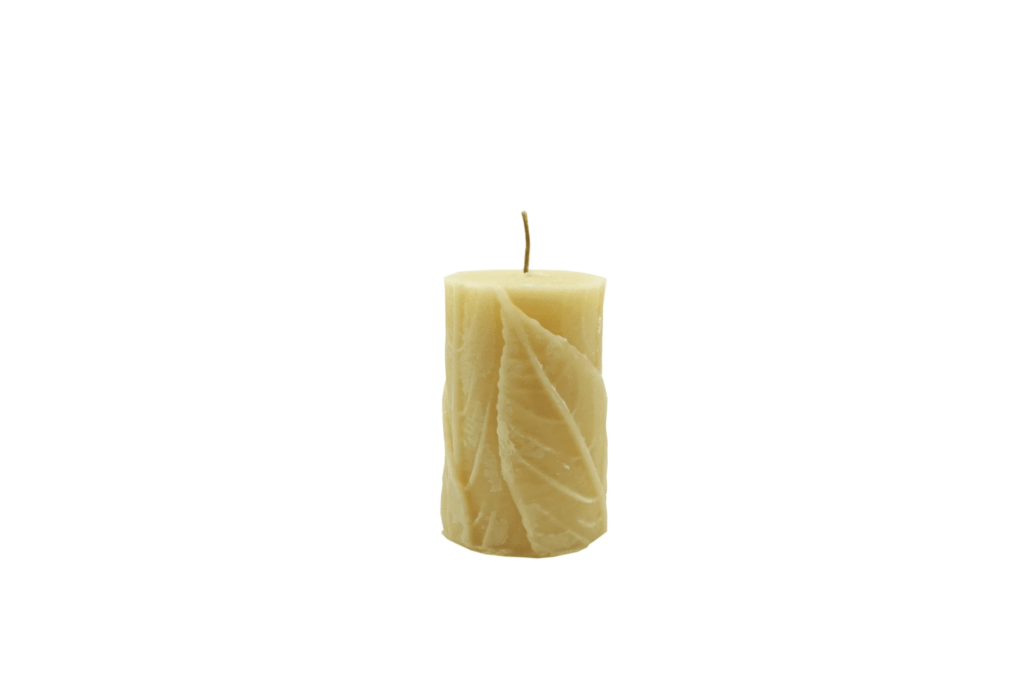Leaf Pillar Candle