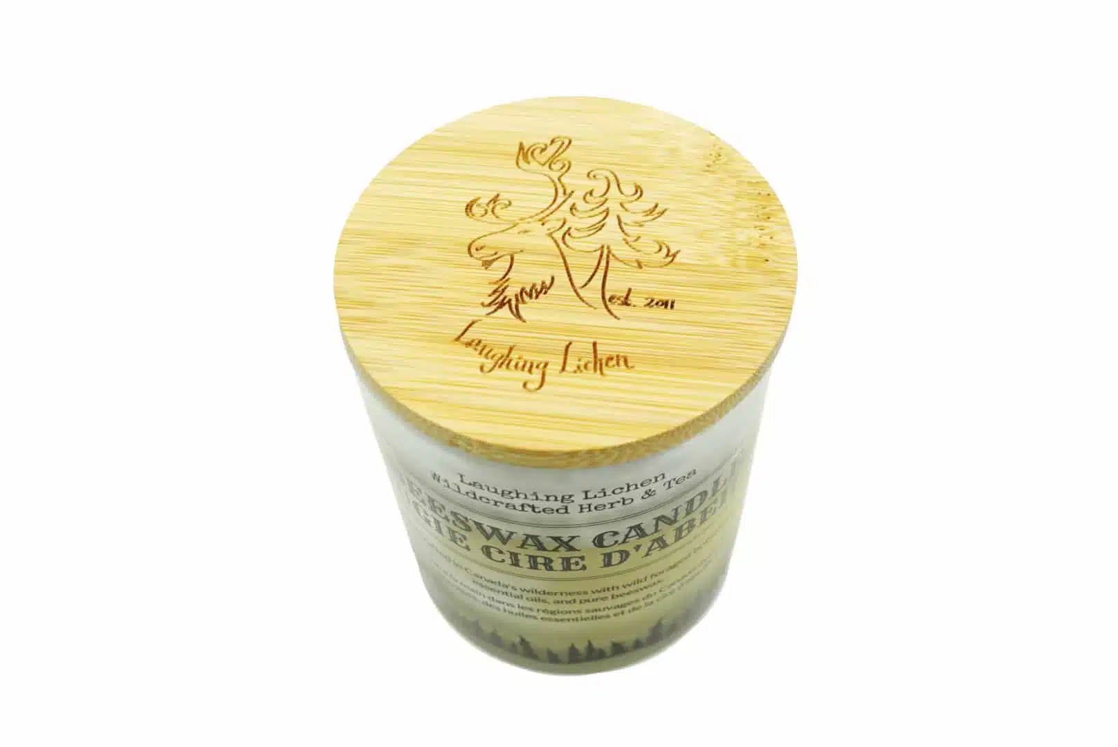 Fireweed + Mint Beeswax Candle - Image 3
